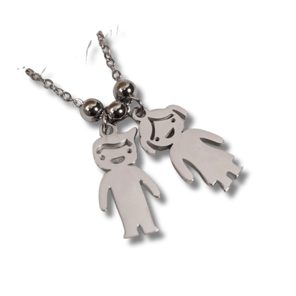Engraved Boy Charm - Stainless SteelBracelet
