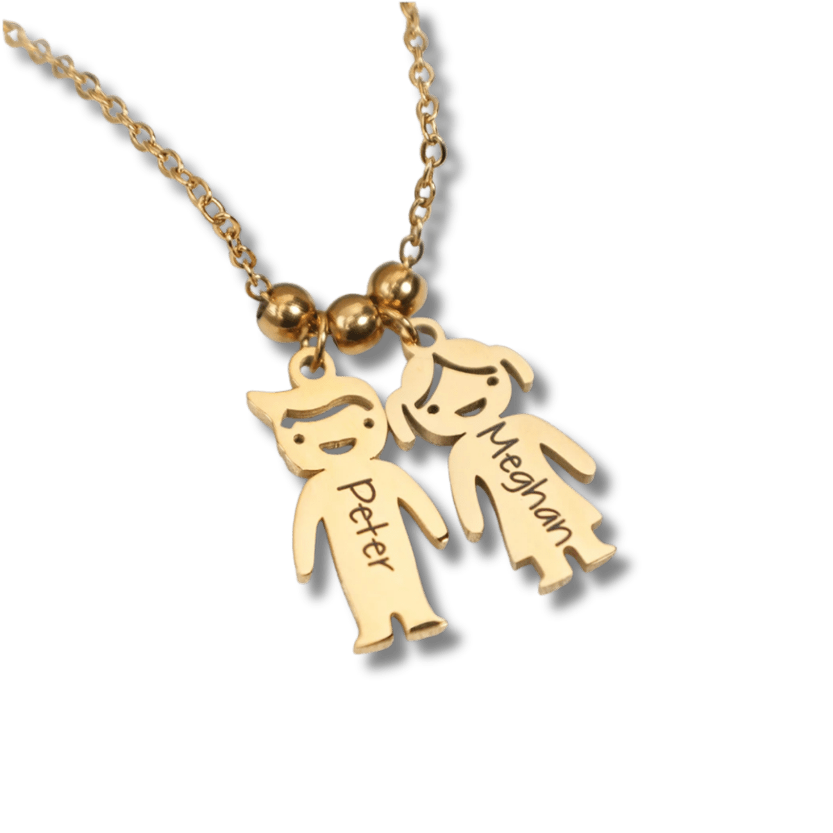 Engraved Boy Charm - Stainless SteelBracelet