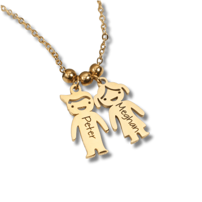 Engraved Boy Charm - Stainless SteelBracelet