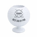 Engraved Desk Top Golf Ball and Club Pen Holdergolf gift