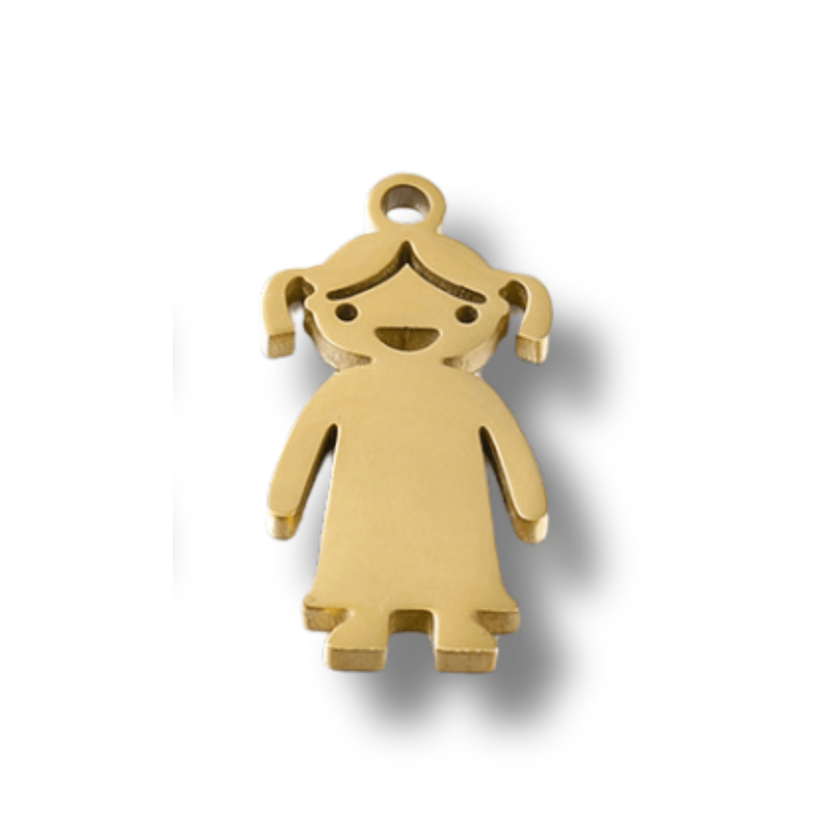 Engraved Girl Charm – Engraved Stainless Steel CharmCharms