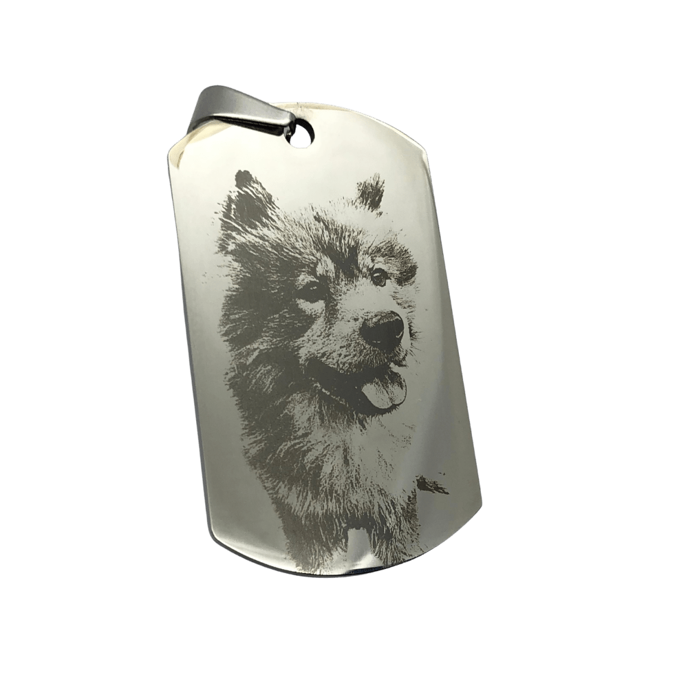 Engraved Pet Photo Keyring Pendant AustraliaKey Chains