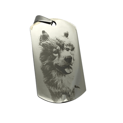 Engraved Pet Photo Keyring Pendant AustraliaKey Chains
