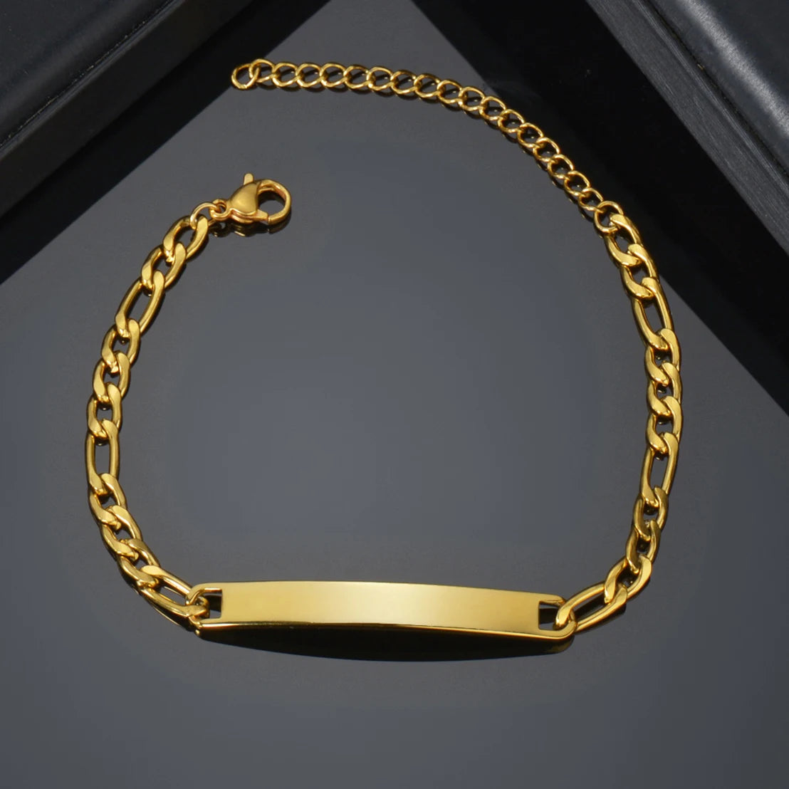 Personalised Bracelet – Custom Engraved Stainless Steel