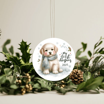First Christmas Ornaments Custom Name & Photo - Christmas Ornaments Personalisr Au