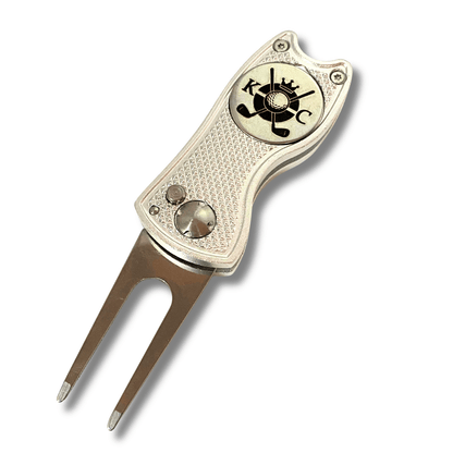 Flick Golf Divot Tool with Engraved Ball MarkerGolf Accessories