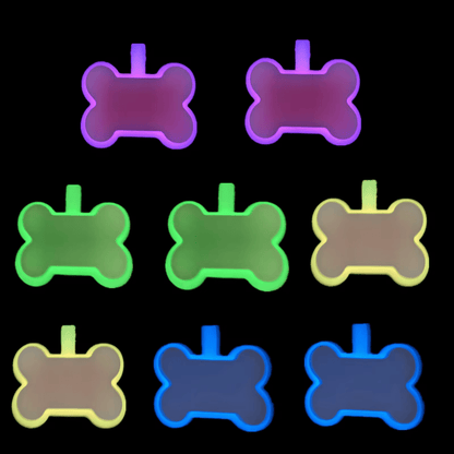 Glow In The Dark Pet ID Name Tags pet id tag