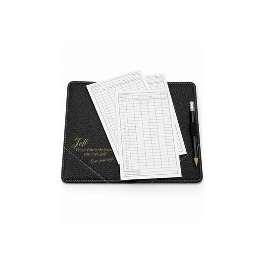 Personalised Golf Score Card Holder - Golf Accessories - Personalisr Au