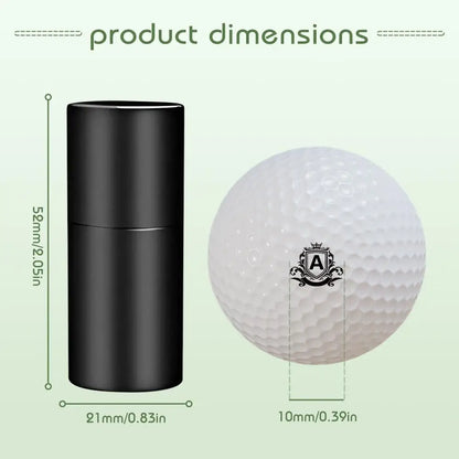 Custom Golf Ball Stamp - golf ball markers product dimensions Personalisr Au