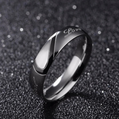 Mens Customised Ring with Heart