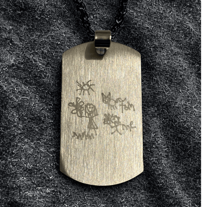 Mothers Day Engraved Stainless Steel Pendants