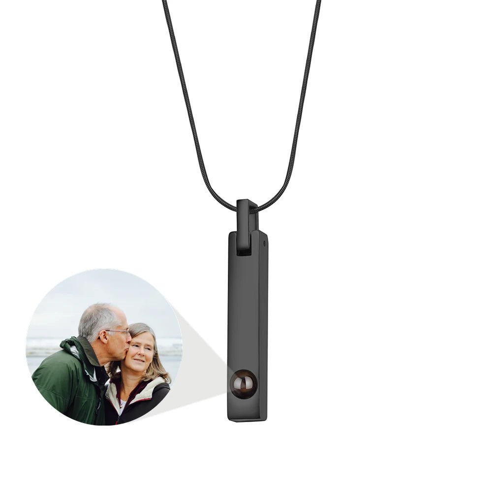 New style Photo Projection Men's Necklace - ,Photo Necklaces Personalisr Au