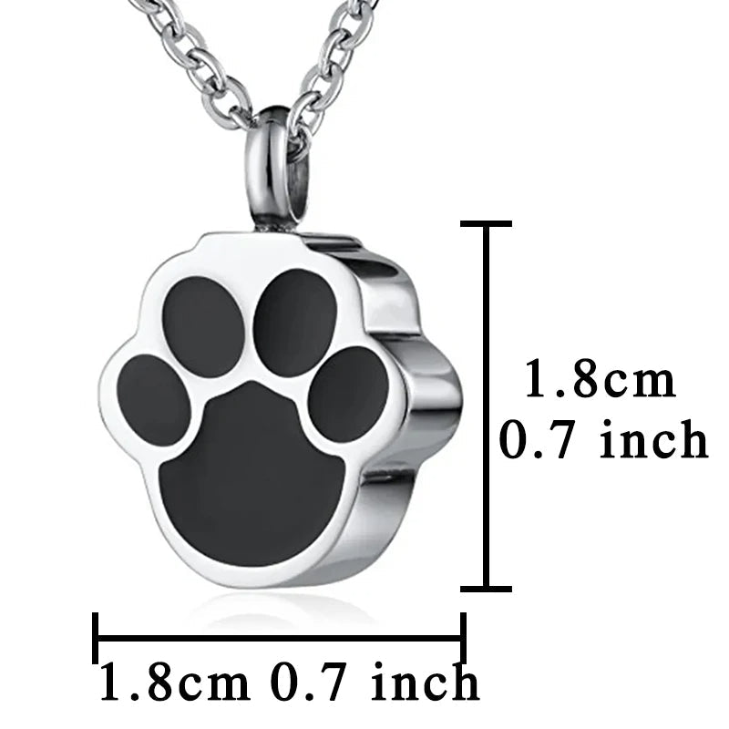 Paw Urn Pendant NecklaceNecklace Urn