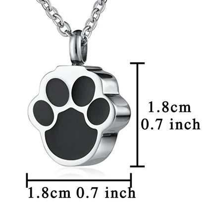 Paw Urn Pendant NecklaceNecklace Urn
