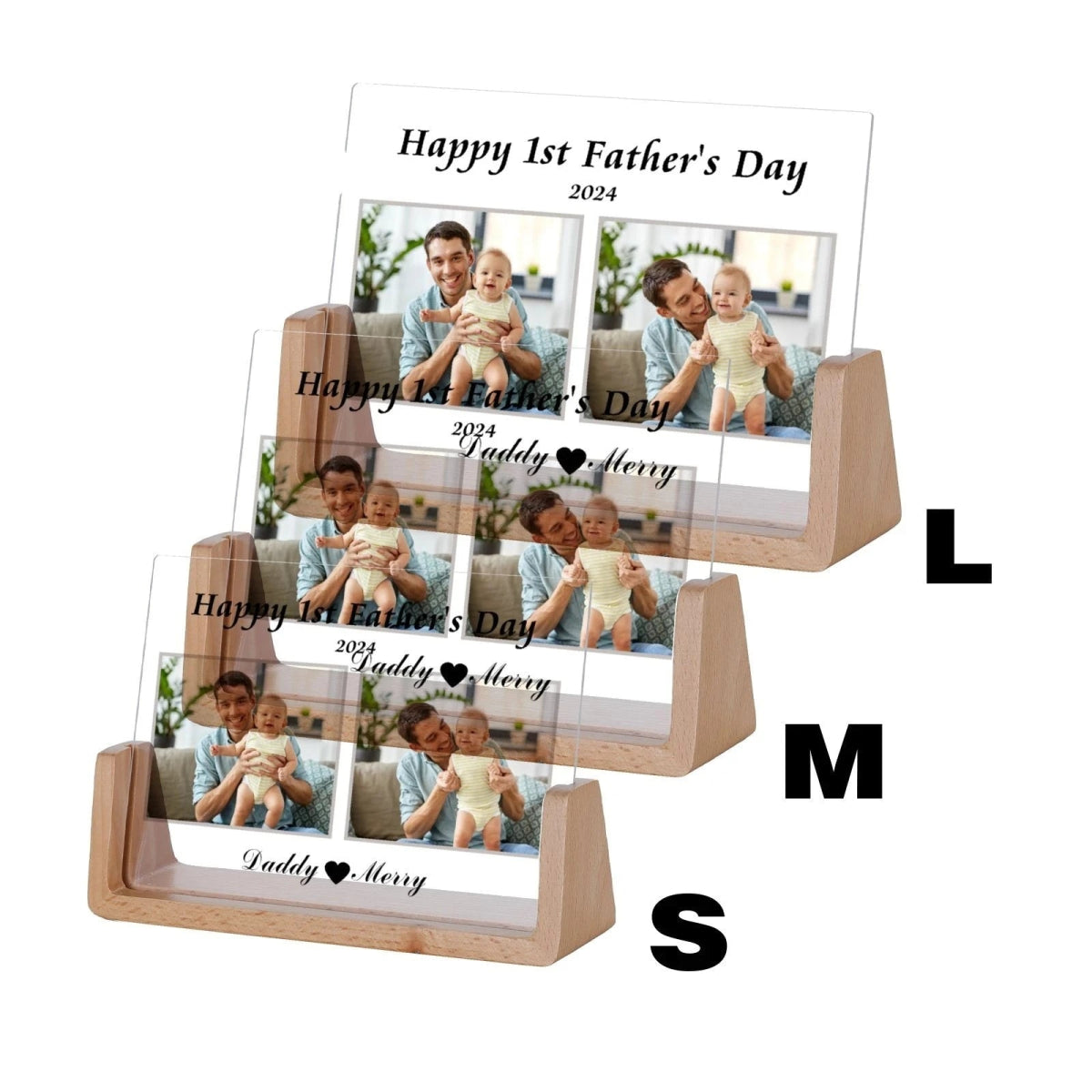 Personalised 1st Fathers Day Photo Giftphoto frame