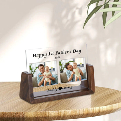 Personalised 1st Fathers Day Photo Giftphoto frame