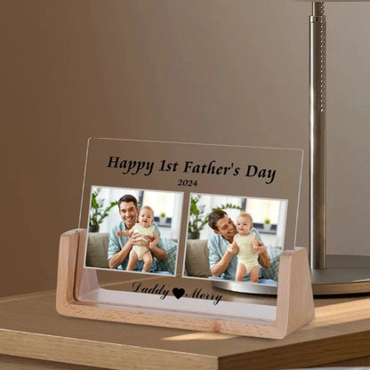 Personalised 1st Fathers Day Photo Giftphoto frame