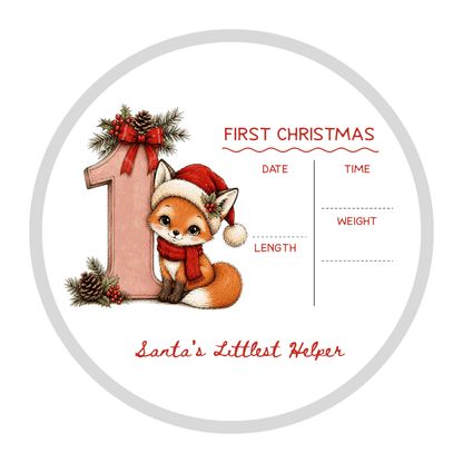Personalised Baby’s First Christmas Ornament – Birth Details Christmas Ornaments Personalisr Au