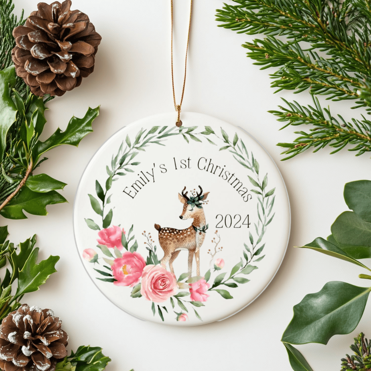 Personalised Babys First Christmas OrnamentsChristmas Ornaments