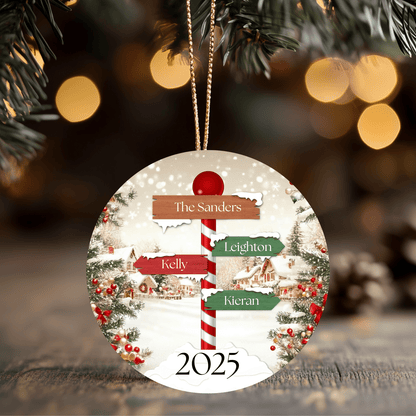Personalised Christmas Ornaments for Family - Christmas Ornaments Personalisr Au