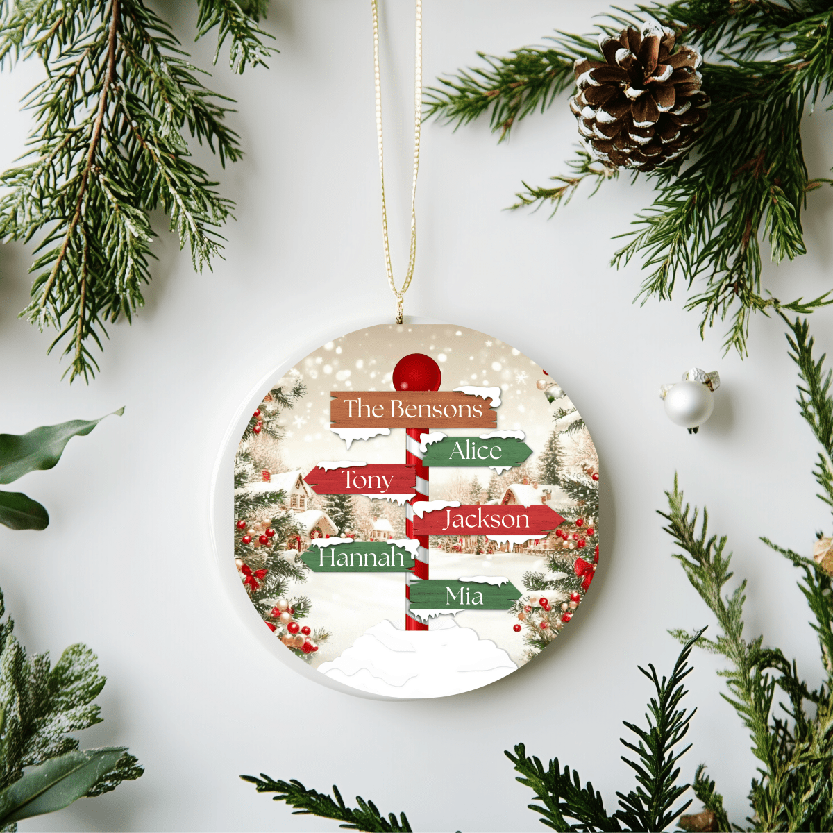 Personalised Christmas Ornaments for Family - Christmas Ornaments Personalisr Au