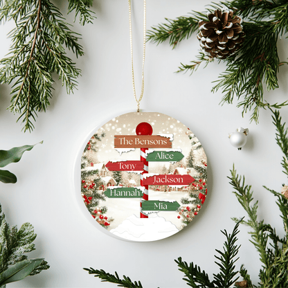 Personalised Christmas Ornaments for Family - Christmas Ornaments Personalisr Au