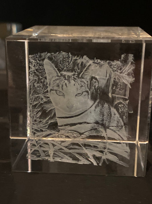 Personalised Crystal Photo Blocks Australia3d crystal