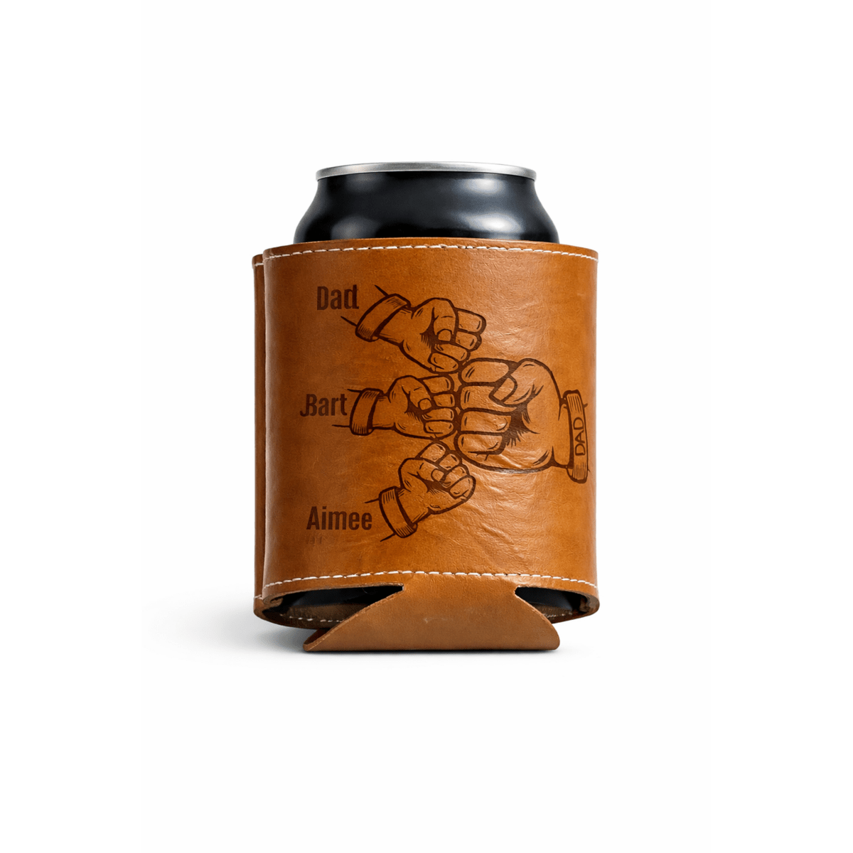 Personalised Dad Fist Bump Stubby Holder-stubby holder-Personalisr Au