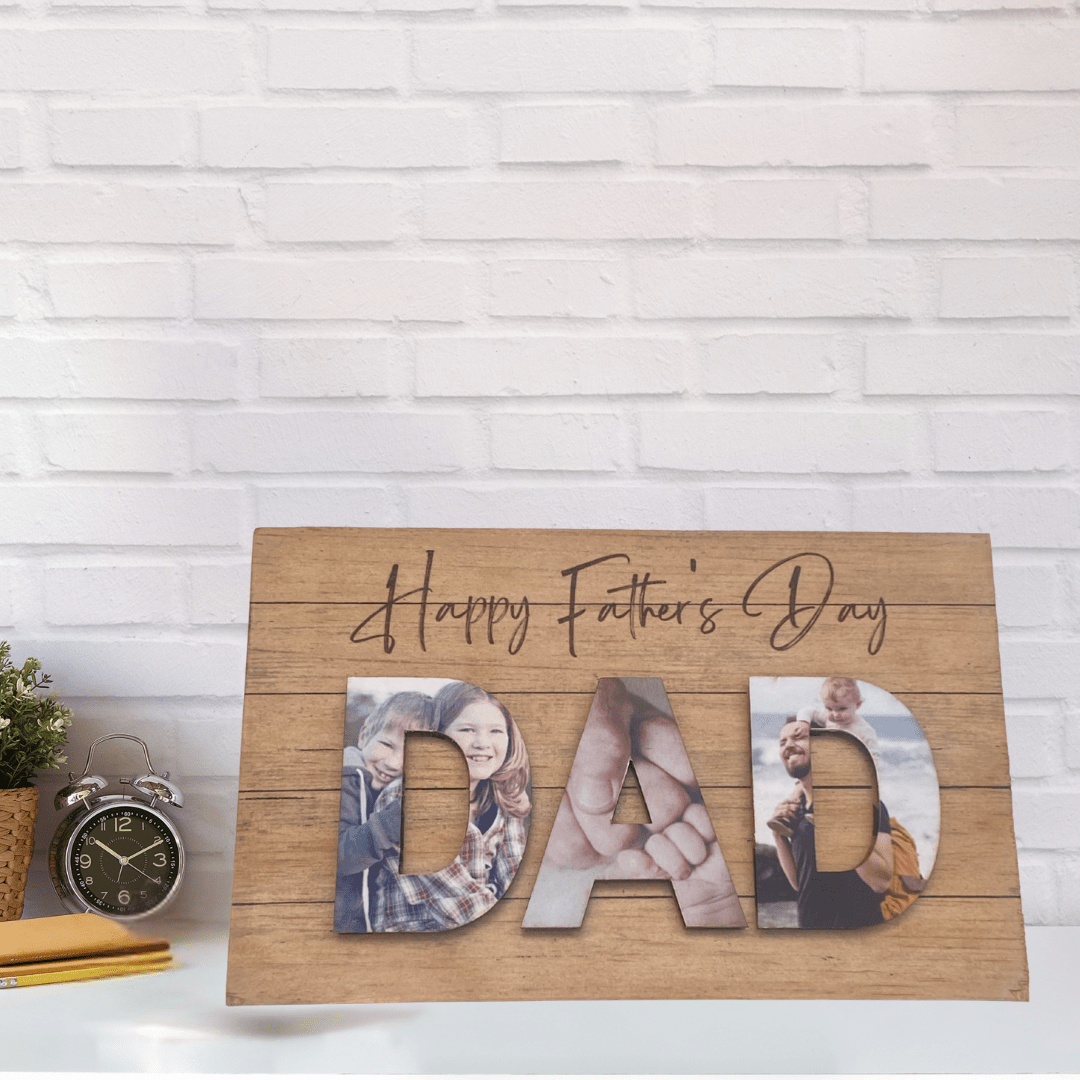 Personalised DAD Photo Plaqueprint