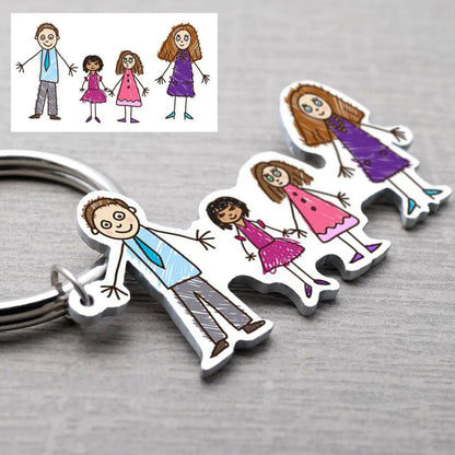 Personalised Drawing KeychainKey Chains