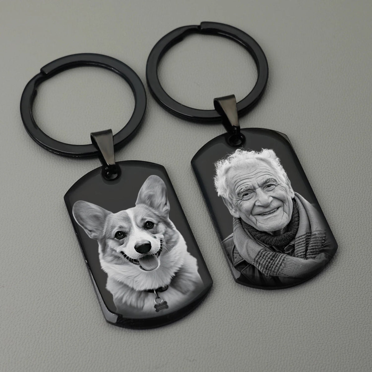 Personalised Engraved Photo Keychain Australia