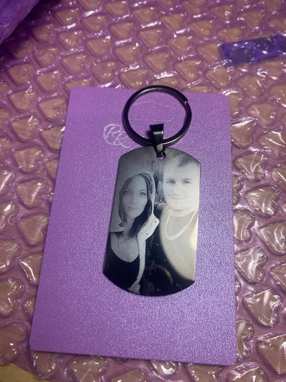 Personalised Engraved Photo Keychain AustraliaKey Chains