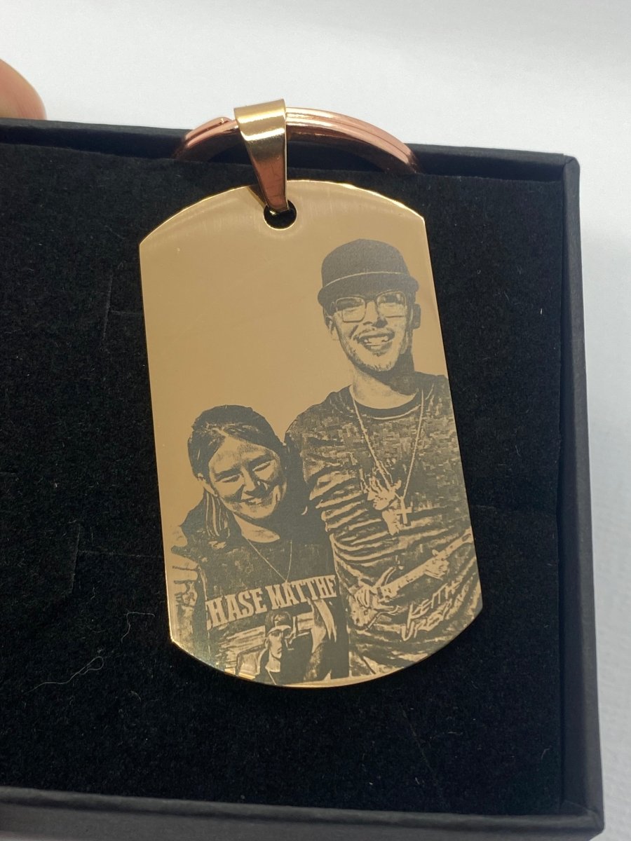 Personalised Engraved Photo Keychain AustraliaKey Chains