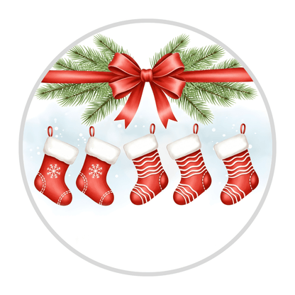 Personalised Family Christmas Stocking Ornament – 1 to 7 NamesChristmas Ornaments