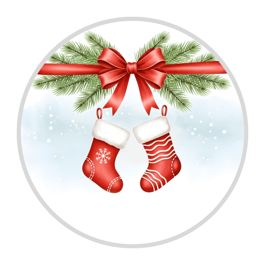 Personalised Family Christmas Stocking Ornament – 1 to 7 NamesChristmas Ornaments