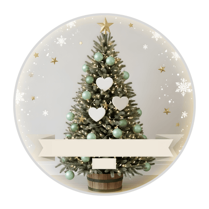 Personalised Family Christmas Tree Ornament – Custom Heart Names Personalisr Au