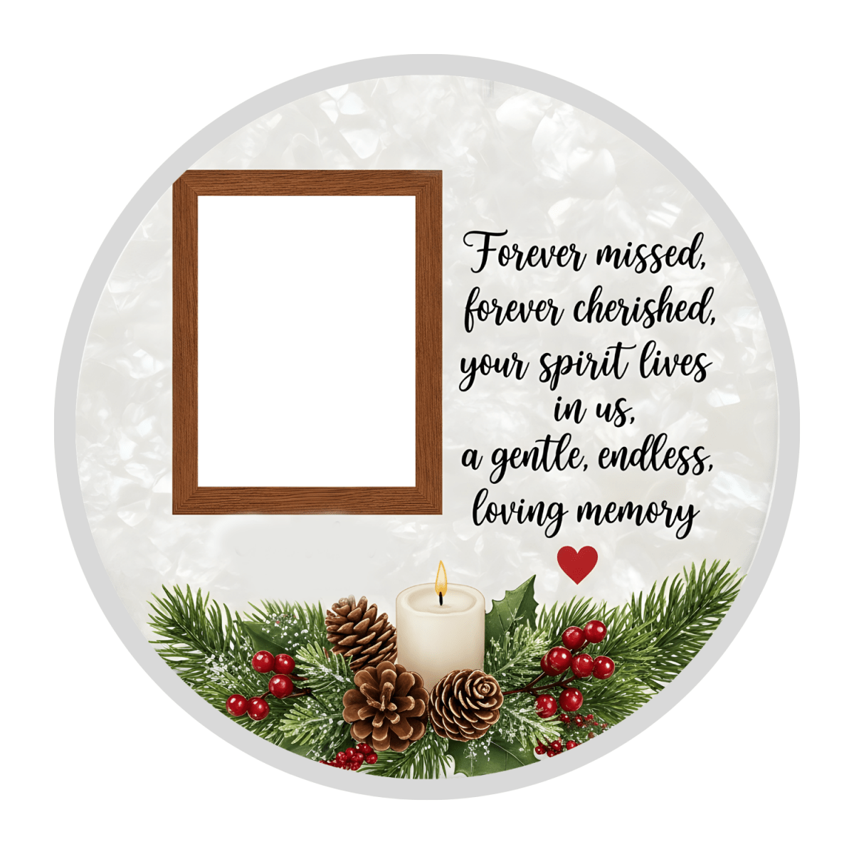 Personalised Memorial Photo Christmas OrnamentsChristmas Ornaments Personalisr Au