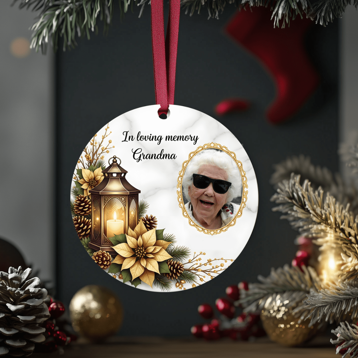 Personalised Memorial Photo Christmas OrnamentsChristmas Ornaments Personalisr Au