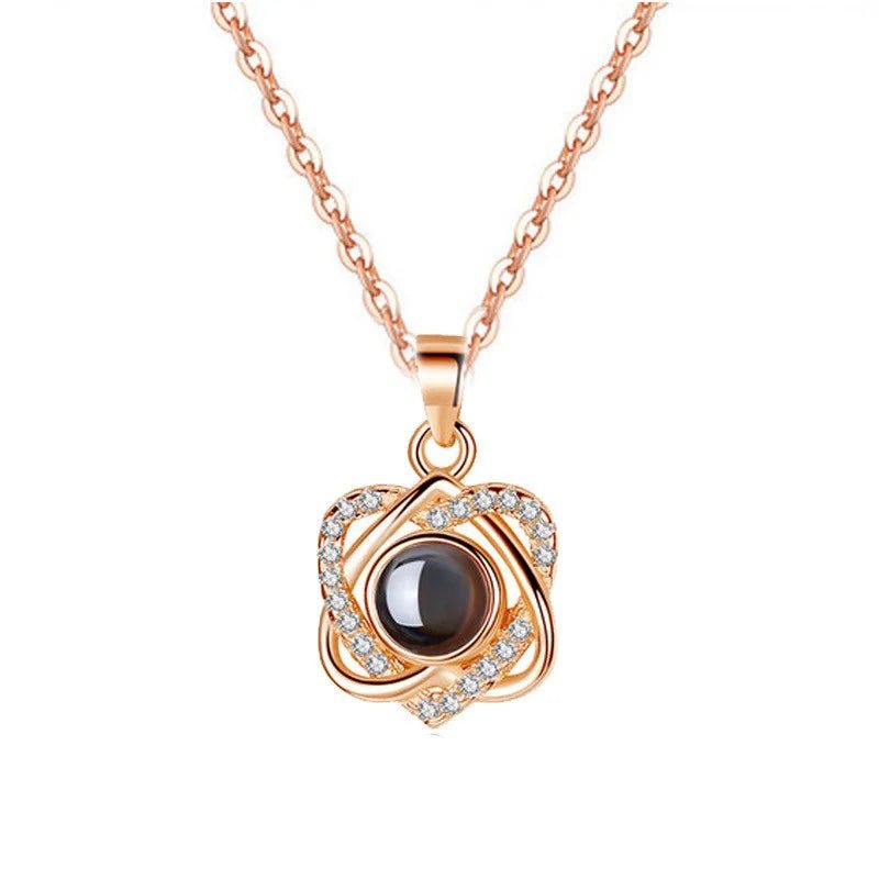 Personalised Necklace with Photo Projection Pendants - Photo Necklaces Personalisr Au