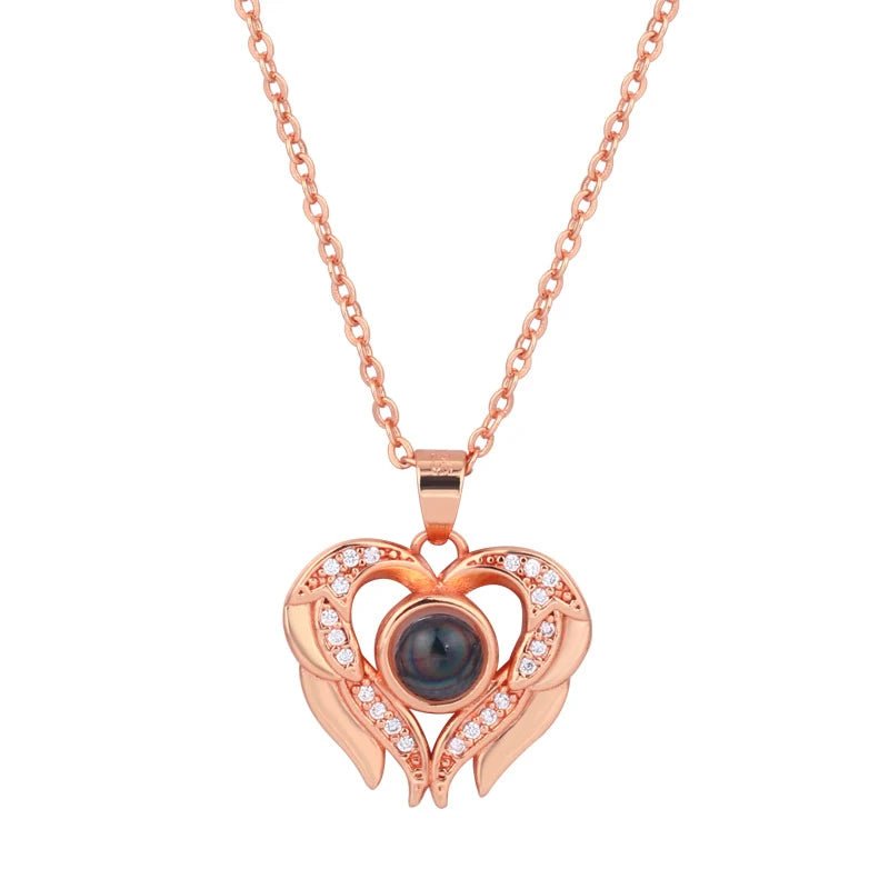 Personalised Necklace with Photo Projection Pendants - Photo Necklaces Personalisr Au