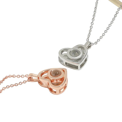 Personalised Necklace with Photo Projection Pendants - Photo Necklaces Personalisr Au