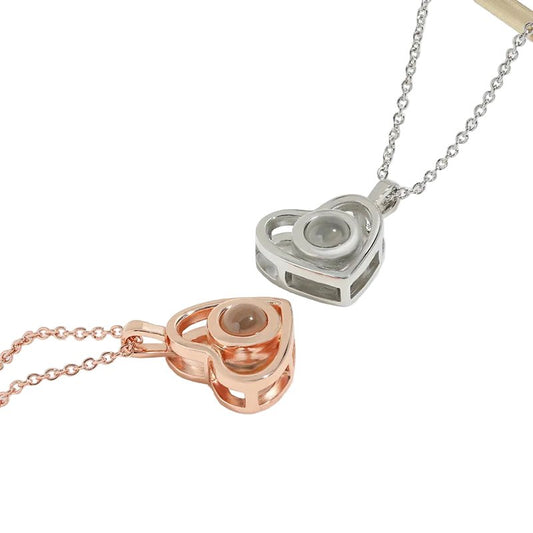 Personalised Necklace with Photo Projection Pendants - Photo Necklaces Personalisr Au