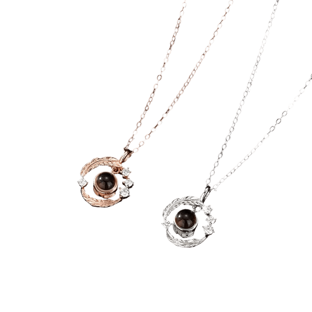 Personalised Necklace with Photo Projection Pendants - Photo Necklaces Personalisr Au