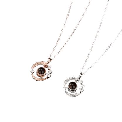 Personalised Necklace with Photo Projection Pendants - Photo Necklaces Personalisr Au