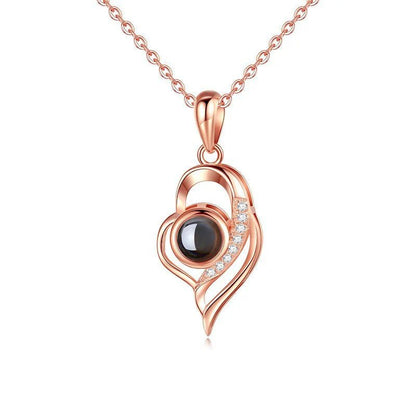 Personalised Necklace with Photo Projection Pendants - Photo Necklaces Personalisr Au