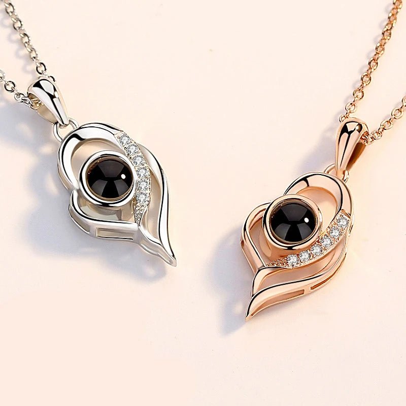 Personalised Necklace with Photo Projection Pendants - Photo Necklaces Personalisr Au