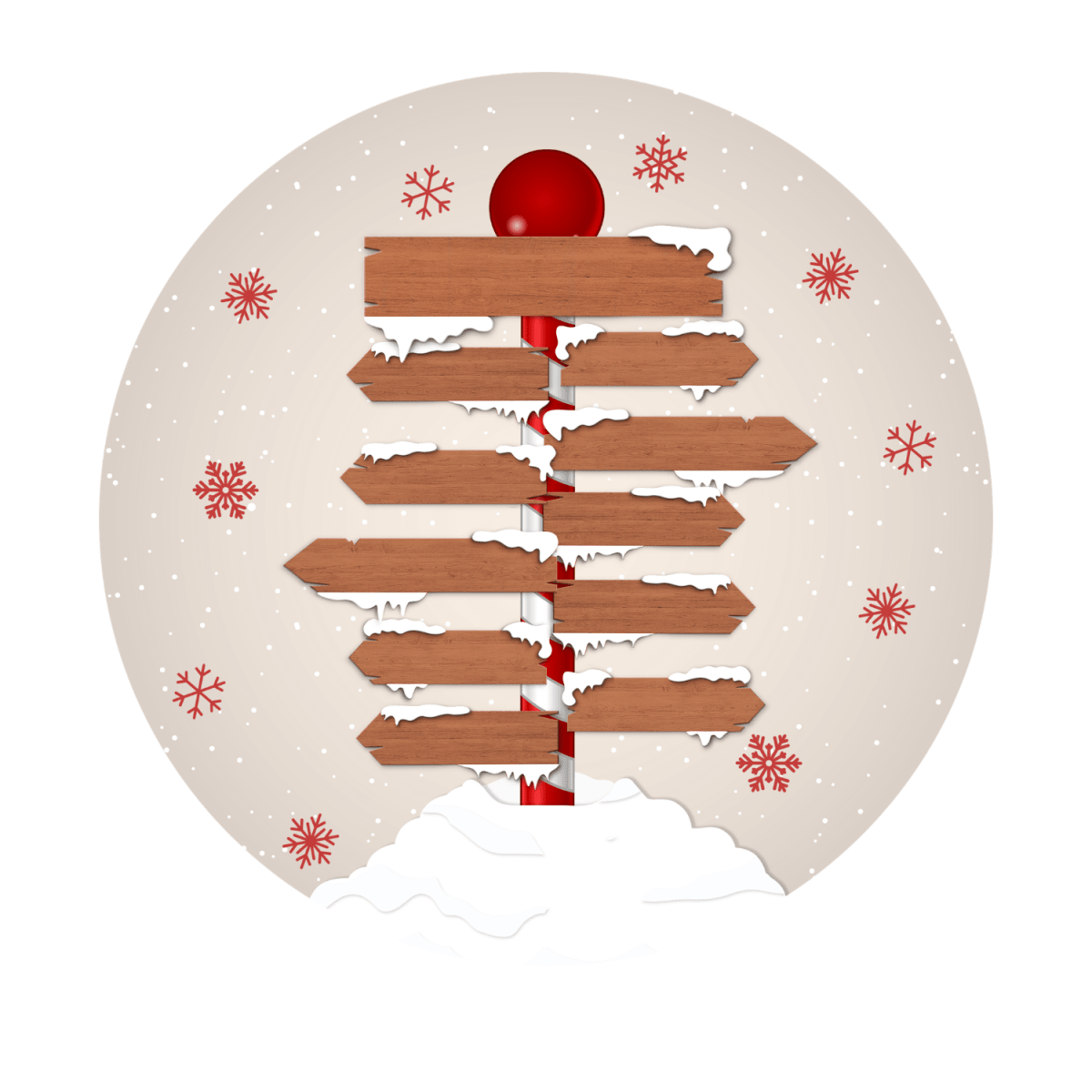 Personalised North Pole Family Christmas Ornament – Custom Name Signs Personalisr Au