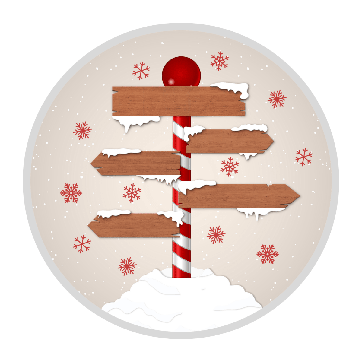 Personalised North Pole Family Christmas Ornament – Custom Name Signs Personalisr Au