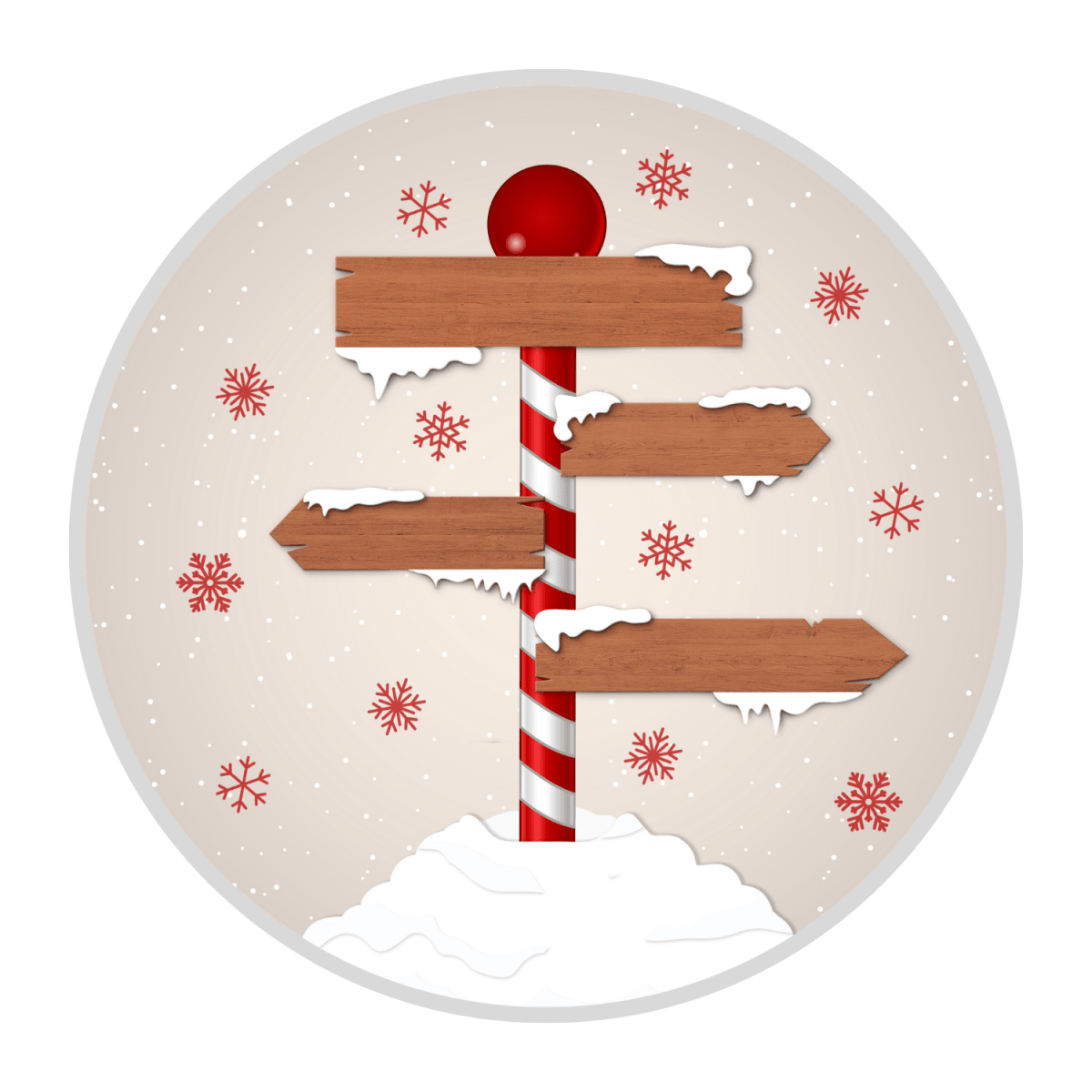 Personalised North Pole Family Christmas Ornament – Custom Name Signs Personalisr Au