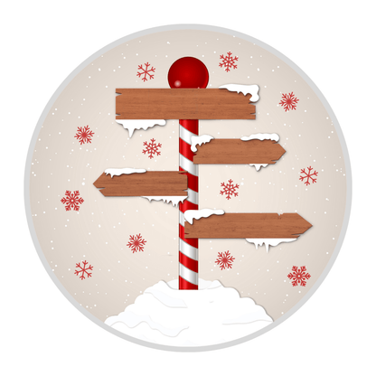 Personalised North Pole Family Christmas Ornament – Custom Name Signs Personalisr Au